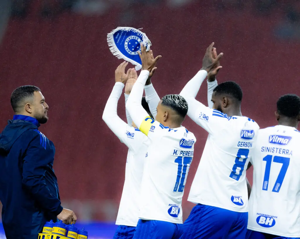 Internacional x Cruzeiro, no Beiro-Rio, em Porto Alegre Foto: Lucas Bubols/Cruzeiro
